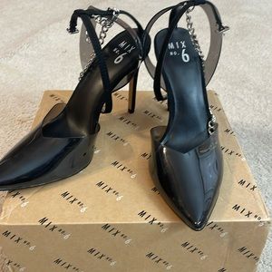 Brand new never worn mix No 6 Heels. Size 9 1/2. Ankle strap